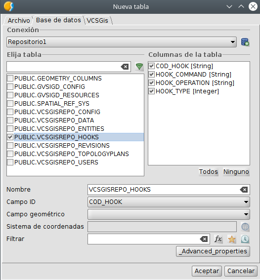 abrirTabla